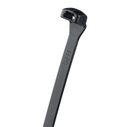 Panduit CBR2S-M30 | Contour-Ty CBR2S-M30 Contour Cable Tie, Black, High Heat PA6.6, 7.6"L, 50lb
