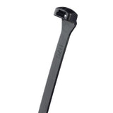 Panduit CBR2S-M30 | Contour-Ty CBR2S-M30 Contour Cable Tie, Black, High Heat PA6.6, 7.6"L, 50lb