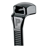 Panduit CBR2S-M30 | Contour-Ty CBR2S-M30 Contour Cable Tie, Black, High Heat PA6.6, 7.6"L, 50lb