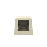 Panduit CBX1EI-A | Surface Mount Box, 1 Port, Electric Ivory