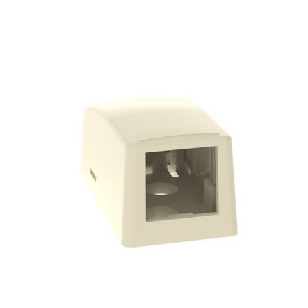 Panduit CBX1EI-A | Surface Mount Box, 1 Port, Electric Ivory