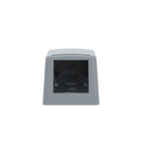 Panduit CBX1IG-A | Surface Mount Box, 1 Port, International Gray