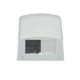 Panduit CBX2WH-AY | Mini-Com Surface Mount Box Accepts Up To Two Mini-Com Modules, Dimensions: 1.06";H x 1.95";W x 3.65";L (27.0mm x 49.5mm x 92.7mm), White