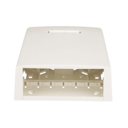 Panduit CBXF12IW-AY | Mini-Com, Surface Mount Boxes, With Fiber Spool, 12 port, Off White