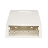 Panduit CBXF12IW-AY | Mini-Com, Surface Mount Boxes, With Fiber Spool, 12 port, Off White