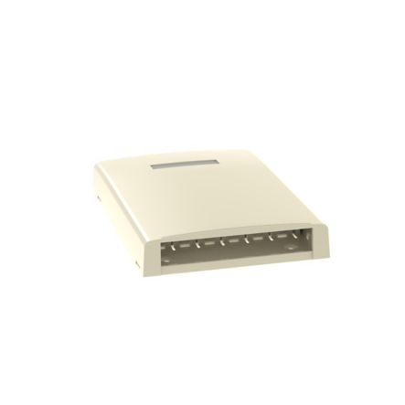 Panduit CBXF6EI-AY Surface Mount Box, 6 Port, MultimeDiameter, Electric Ivory