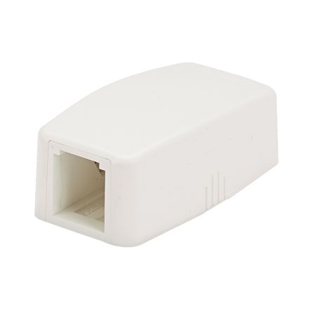 Panduit CBXQ1WH-A | Mini-Com, Surface Mount Boxes, Quick Release, 1 Port, White