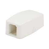 Panduit CBXQ1WH-A | Mini-Com, Surface Mount Boxes, Quick Release, 1 Port, White