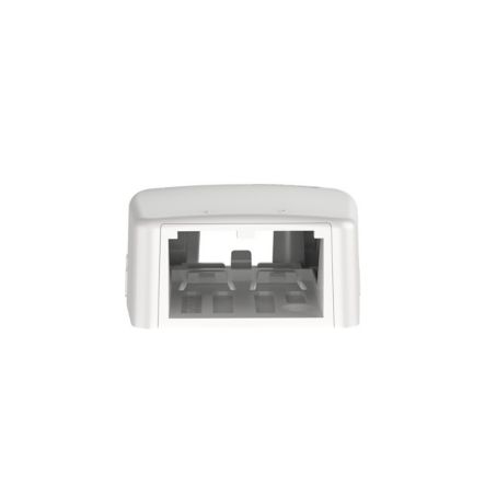 Panduit CBXQ2WH-A | Mini-Com Surface Mount Box, 2 Port, White