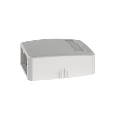 Panduit CBXQ2WH-A | Mini-Com Surface Mount Box, 2 Port, White