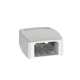 Panduit CBXQ2WH-A | Mini-Com Surface Mount Box, 2 Port, White