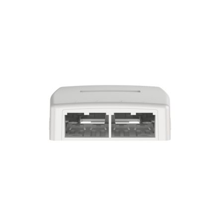 Panduit CBXQ4IW-A | Mini-Com Surface Mount Box, 4 Port, Off White
