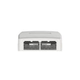Panduit CBXQ4IW-A | Mini-Com Surface Mount Box, 4 Port, Off White
