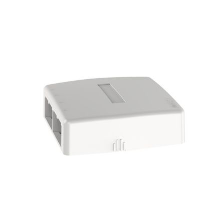 Panduit CBXQ4IW-A | Mini-Com Surface Mount Box, 4 Port, Off White