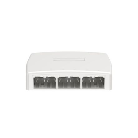 Panduit CBXQ6WH-A | Mini-Com, Surface Mount Boxes, Quick Release, 6 Port, White