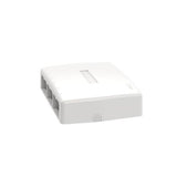 Panduit CBXQ6WH-A | Mini-Com, Surface Mount Boxes, Quick Release, 6 Port, White