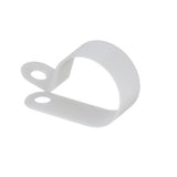 Panduit CCH100-S10-C Fixed Diameter Clamp, 1"; (25.4mm) Bundle, #10 screw (M5), white, pack of 100