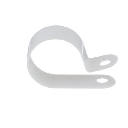 Panduit CCH100-S10-C Fixed Diameter Clamp, 1"; (25.4mm) Bundle, #10 screw (M5), white, pack of 100