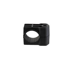 Panduit CCPL1H4651-X | CCPL1H4651-X Cable Cleat, 1H Clamp Type, PL, Single Cable, 1.81-2.01in OD, PK10