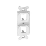 Panduit CF1062WHY | Frame, Type 106, 2 Port, White