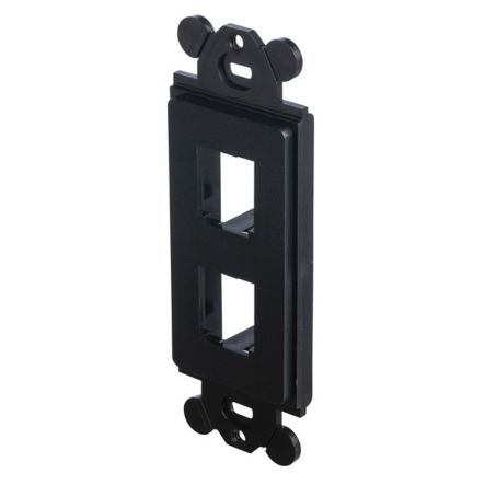 Panduit CFG2BL | GFCI Frame, 2 Port, Black