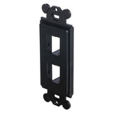 Panduit CFG2BL | GFCI Frame, 2 Port, Black