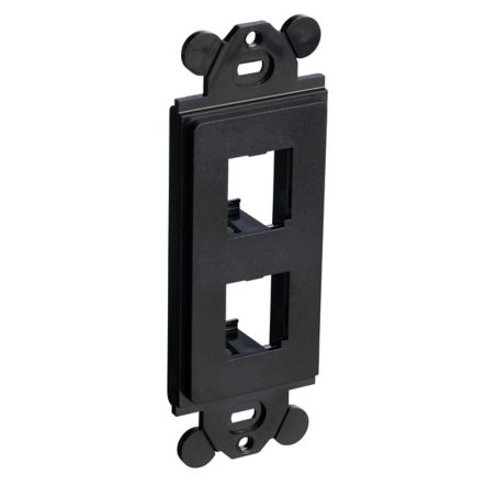 Panduit CFG2BL | GFCI Frame, 2 Port, Black