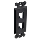 Panduit CFG2BL | GFCI Frame, 2 Port, Black