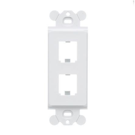 Panduit CFG2WH | GFCI Frame, 2 Port, White