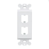 Panduit CFG2WH | GFCI Frame, 2 Port, White