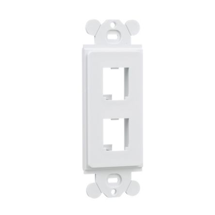 Panduit CFG2WH | GFCI Frame, 2 Port, White