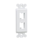 Panduit CFG2WH | GFCI Frame, 2 Port, White