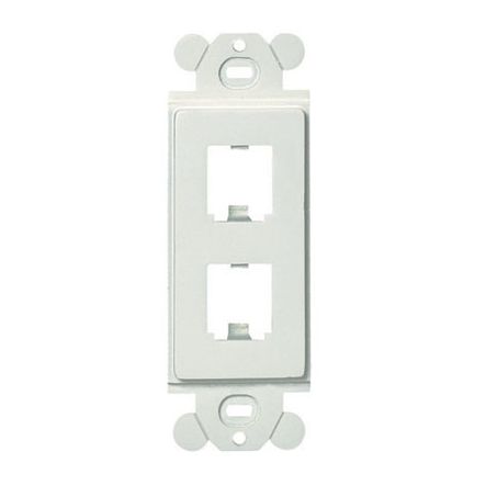 Panduit CFG2WH | GFCI Frame, 2 Port, White