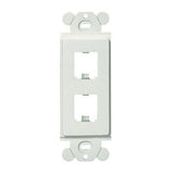 Panduit CFG2WH | GFCI Frame, 2 Port, White