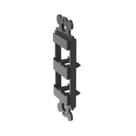 Panduit CFG4BL | GFCI Frame, 4 Port, Black