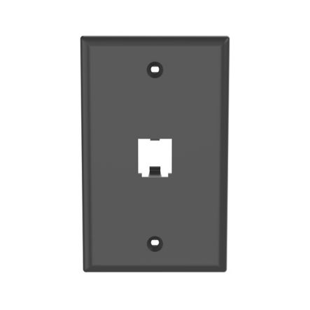 Panduit CFP1BL | Faceplate, 1 Port, Classic, Black