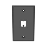 Panduit CFP1BL | Faceplate, 1 Port, Classic, Black