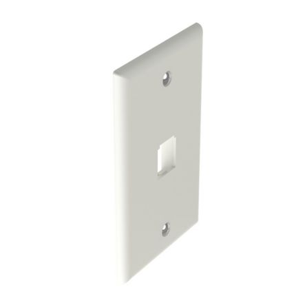 Panduit CFP1IW | Faceplate, 1 Port, Classic, Off White