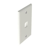 Panduit CFP1IW | Faceplate, 1 Port, Classic, Off White