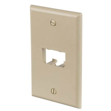 Panduit CFP2EI | Faceplate, 2 Port, Classic, Electric Ivory