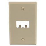 Panduit CFP2EI | Faceplate, 2 Port, Classic, Electric Ivory