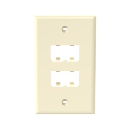 Panduit CFP4EI | Faceplate, 4 Port, Classic, Electric Ivory