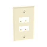 Panduit CFP4EI | Faceplate, 4 Port, Classic, Electric Ivory