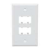 Panduit CFP4WH | Faceplate, 4 Port, Classic, White