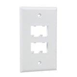 Panduit CFP4WH | Faceplate, 4 Port, Classic, White