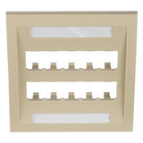 Panduit CFPE10EI-2GY | Faceplate, 10 Port, Double Gang, Executive, Electric Ivory