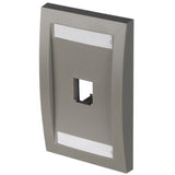 Panduit CFPE1IGY | Faceplate, 1 Port, Single Gang, Executive, International Gray