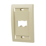 Panduit CFPE2EIY | Faceplate, 2 Port, Single Gang, Executive, Electric Ivory