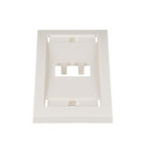Panduit CFPE2IWY | Faceplate, 2 Port, Single Gang, Executive, Off White