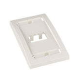 Panduit CFPE2IWY | Faceplate, 2 Port, Single Gang, Executive, Off White